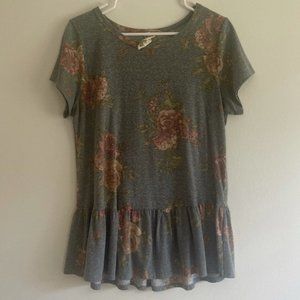 BLU PEPPER Medium Floral Shirt